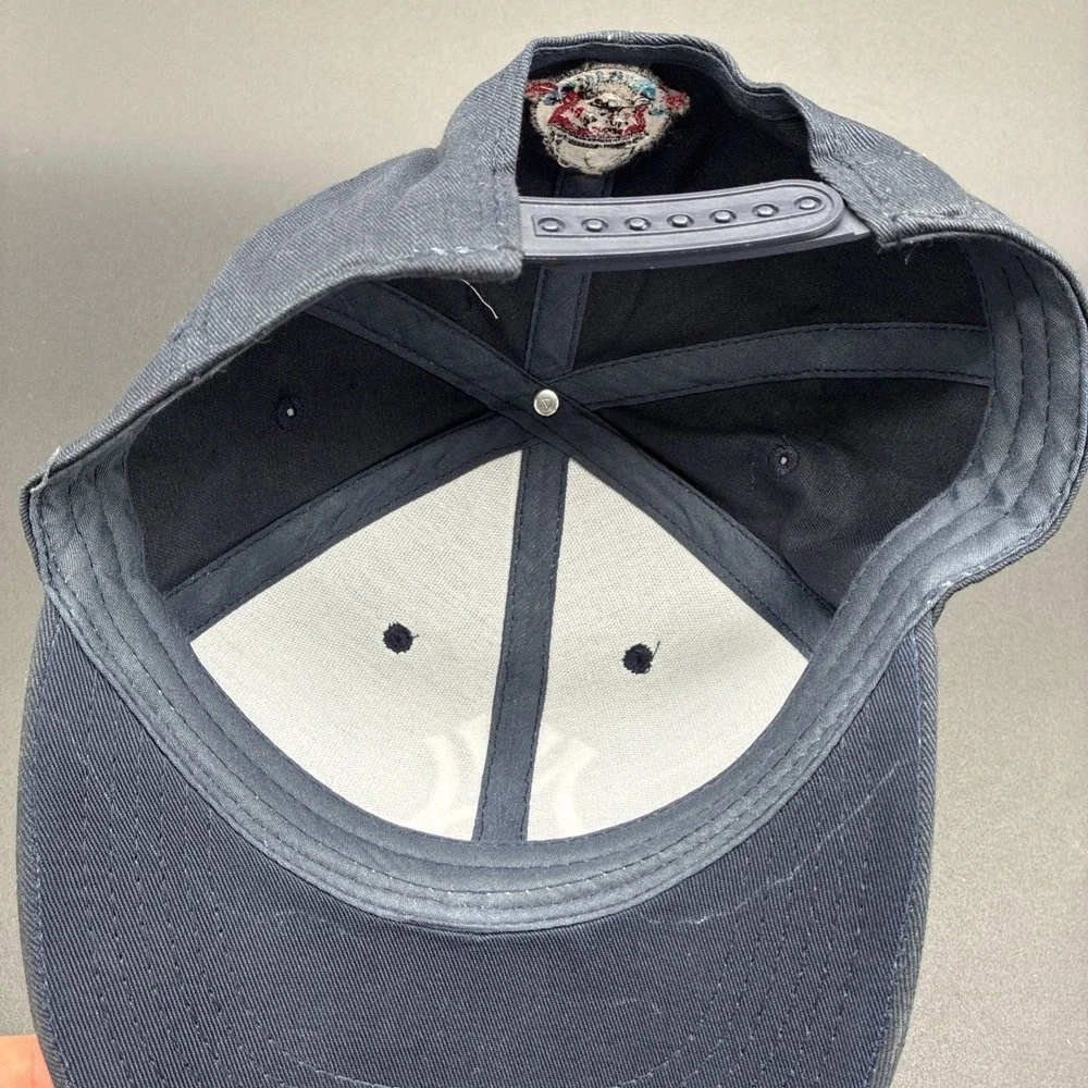 NY Yankees Snapback Hat Melonwear One Size Blue OG MLB Wendy's Back Patch